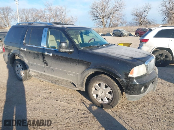 2005 Lincoln Aviator with VIN 5LMEU88H55ZJ10993, listed as a IAAI auction lot 41398986 with 161,061 mi miles and . Bid and sale history available at DreamBid. Image 1.