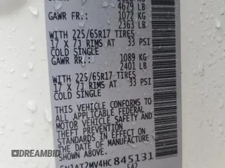 2017 Nissan Rogue S with VIN 5N1AT2MV4HC845131, listed as a Copart auction lot 51902905 with 122,038 mi miles and Salvage Title. Bid and sale history available at carsss.com. Image 12.