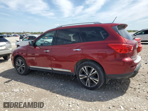 2018 Nissan Pathfinder SL with VIN 5N1DR2MMXJC616557, listed as a Copart auction lot 55728745 with 85,417 mi miles and Clean title. Bid and sale history available at DreamBid. Image 2.