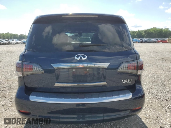 2016 Infiniti QX80 Limited with VIN JN8AZ2NE3G9120976, listed as a Copart auction lot 56722355 with 123,144 mi miles and Salvage title. Bid and sale history available at DreamBid. Image 6.