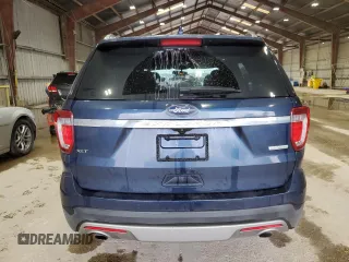 2017 Ford Explorer XLT with VIN 1FM5K7DH4HGD78362, listed as a Copart auction lot 51101545 with 127,091 mi miles and Salvage Title. Bid and sale history available at DreamBid. Image 6.