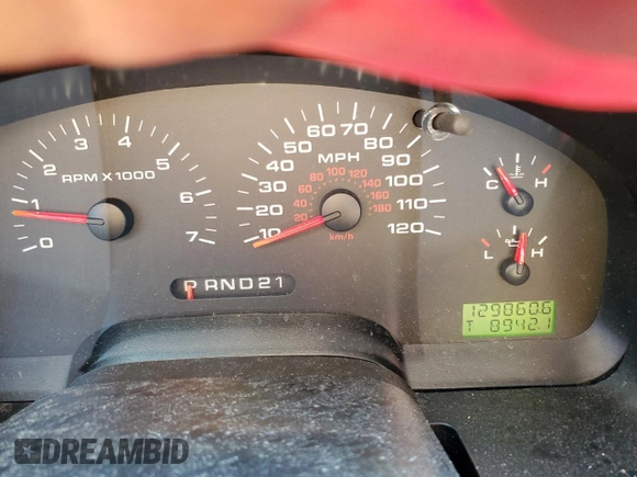 2008 Ford F-150 XL with VIN 1FTRF12W08KD26488, listed as a Copart auction lot 49128095 with 129,860 mi miles and Salvage title. Bid and sale history available at DreamBid. Image 9.