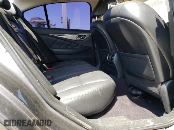 2016 Infiniti Q50 Premium with VIN JN1EV7AP0GM300476, listed as a Copart auction lot 50693634 with 116,025 mi miles and Salvage Title. Bid and sale history available at DreamBid. Image 10.