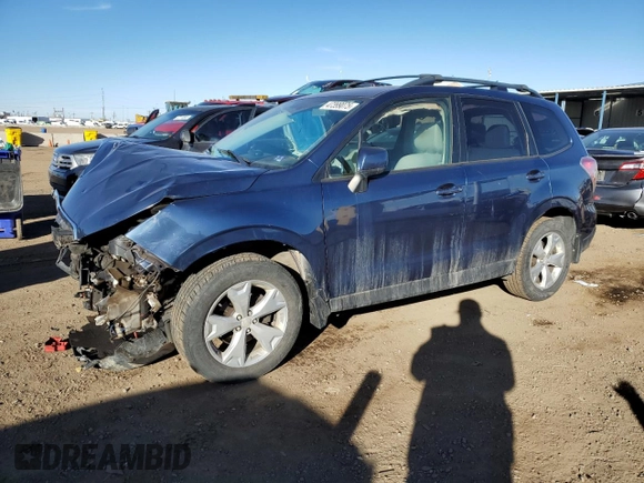 2014 Subaru Forester 2.5i Premium with VIN JF2SJACC3EG401320, listed as a Copart auction lot 47399075 with 134,397 mi miles and Salvage Title. Bid and sale history available at carsss.com. Image 1.