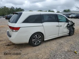 2016 Honda Odyssey Touring Elite with VIN 5FNRL5H91GB075591, listed as a Copart auction lot 51652045 with 126,965 mi miles and Salvage Title. Bid and sale history available at carsss.com. Image 3.