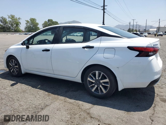 2023 Nissan Versa S with VIN 3N1CN8DV3PL870988, listed as a Copart auction lot 54761995 with 36,044 mi miles and Salvage title. Bid and sale history available at DreamBid. Image 2.