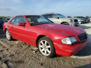 1997 Mercedes-Benz SL-Class with VIN WDBFA63F1VF151359, listed as a Copart auction lot 76164124 with 98,760 mi miles and Clean Title. Bid and sale history available at carsss.com. Image 4.