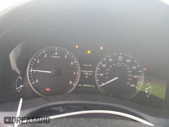 2013 Lexus GS 350 with VIN JTHBE1BL5D5001529, listed as a Copart auction lot 57337145 with 204,956 mi miles and Salvage title. Bid and sale history available at DreamBid. Image 9.