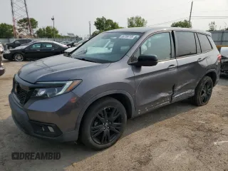 2020 Honda Passport Sport with VIN 5FNYF8H29LB014989, listed as a Copart auction lot 58709715 with 55,230 mi miles and Salvage title. Bid and sale history available at DreamBid. Image 1.