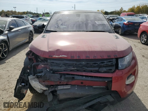 2014 Land Rover Range Rover Evoque Dynamic with VIN SALVT2BGXEH858239, listed as a Copart auction lot 76746514 with Not provided miles and Salvage title. Bid and sale history available at DreamBid. Image 5.