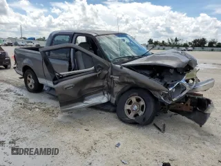2002 Ford F-150 XLT with VIN 1FTRW07692KB73281, listed as a Copart auction lot 48147305 with 0 mi miles and Non Repairable. Bid and sale history available at carsss.com. Image 4.