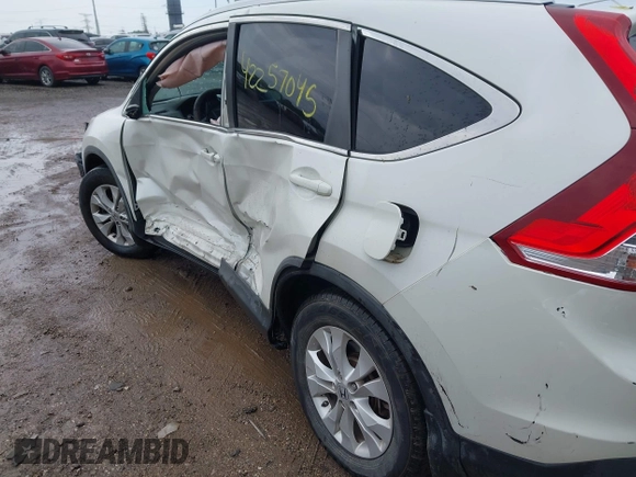 2012 Honda CR-V EX-L with VIN 5J6RM4H77CL077658, listed as a IAAI auction lot 42257045 with Not provided miles and . Bid and sale history available at DreamBid. Image 16.