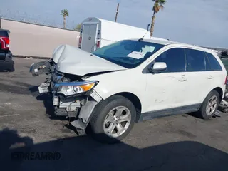 2013 Ford Edge SEL with VIN 2FMDK3J95DBA83550, listed as a IAAI auction lot 42067784 with 129,732 mi miles. Bid and sale history available at carsss.com. Image 13.