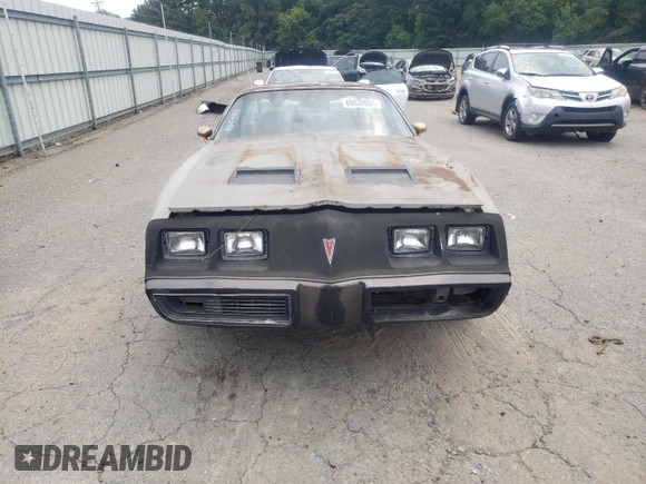 1979 Pontiac Firebird z VIN 2V8729L171075, wystawiony jako Copart lot #65532655 z przebiegiem 17 594 mil mil oraz Czysty tytuł • Clean title. Historia ofert i sprzedaży dostępna na DreamBid. Obrazek 5.