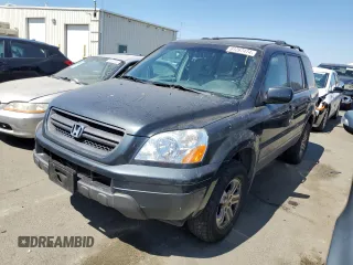 2003 Honda Pilot EX z VIN 2HKYF18733H579534, wystawiony jako Copart lot #61267474 z przebiegiem 170 326 mil mil oraz Szkoda całkowita • Salvage title. Historia ofert i sprzedaży dostępna na DreamBid. Obrazek 1.