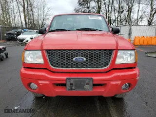 2002 Ford Ranger XL Fleet with VIN 1FTYR44U42PA01398, listed as a Copart auction lot 45995555 with 89,654 mi miles and Salvage Title. Bid and sale history available at carsss.com. Image 5.