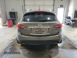 2009 Infiniti FX with VIN JNRAS18WX9M153861, listed as a Copart auction lot 64962495 with 257,999 mi miles and Salvage title. Bid and sale history available at DreamBid. Image 6.