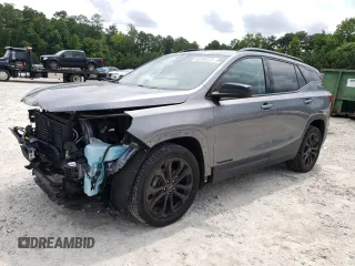 2021 GMC Terrain SLE z VIN 3GKALMEV2ML382374, wystawiony jako Copart lot #60598425 z przebiegiem 52 347 mil mil oraz Szkoda całkowita • Salvage title. Historia ofert i sprzedaży dostępna na DreamBid. Obrazek 1.