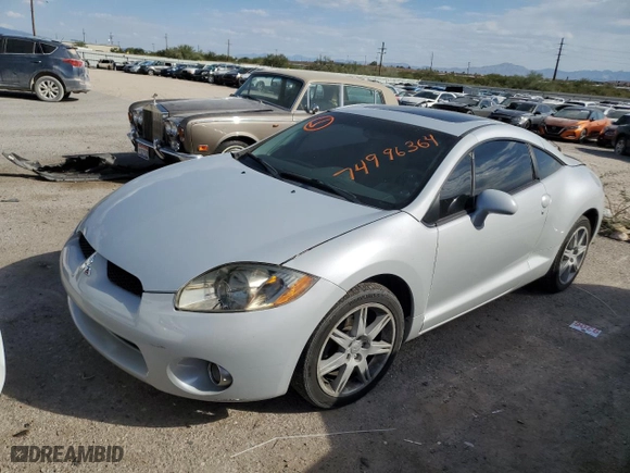2006 Mitsubishi Eclipse GT with VIN 4A3AK34T66E020217, listed as a Copart auction lot 74996364 with 149,792 mi miles and Salvage Title. Bid and sale history available at carsss.com. Image 1.
