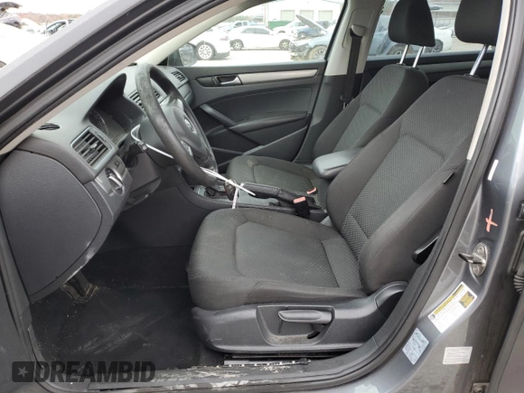 2014 Volkswagen Passat S w/Nav with VIN 1VWAP7A36EC026154, listed as a Copart auction lot 83426054 with 192,012 mi miles and Salvage Title. Bid and sale history available at carsss.com. Image 7.