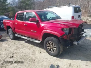 2016 Toyota Tacoma SR with VIN 3TMCZ5ANXGM001643, listed as a IAAI auction lot 41853142 with 258,857 mi miles. Bid and sale history available at carsss.com. Image 1.