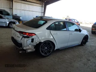2021 Toyota Corolla SE with VIN 5YFM4MCE8MP071382, listed as a Copart auction lot 42647305 with 55,258 mi miles and Salvage Title. Bid and sale history available at carsss.com. Image 3.