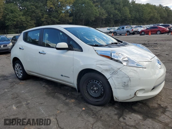 2015 Nissan LEAF SV with VIN 1N4AZ0CP9FC326217, listed as a Copart auction lot 73225843 with 49,163 mi miles and . Bid and sale history available at DreamBid. Image 4.