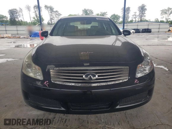 2008 Infiniti G35 Journey with VIN JNKBV61E08M224959, listed as a Copart auction lot 53390875 with Not Provided miles and Salvage Title. Bid and sale history available at DreamBid. Image 5.