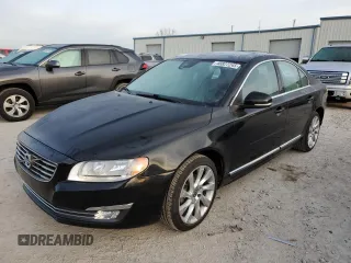 2016 Volvo S80 T5 Drive-E with VIN YV140MAK2G1197244, listed as a Copart auction lot 48827245 with 114,611 mi miles and Salvage Title. Bid and sale history available at carsss.com. Image 1.