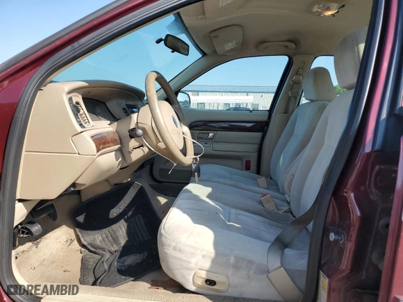 2007 Mercury Grand Marquis GS Convenience with VIN 2MEFM74W47X620446, listed as a Copart auction lot 68881154 with 132,884 mi miles and Salvage Title. Bid and sale history available at carsss.com. Image 7.