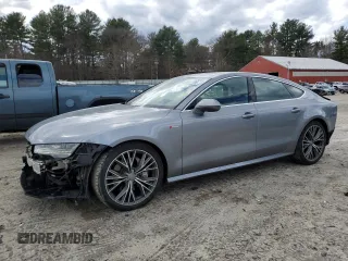 2018 Audi A7 Premium Plus with VIN WAUW3AFC5JN078185, listed as a Copart auction lot 48726795 with 72,774 mi miles and Salvage Title. Bid and sale history available at carsss.com. Image 1.