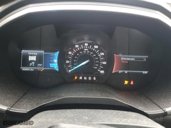 2015 Ford Edge SEL with VIN 2FMTK4J92FBC38673, listed as a Copart auction lot 44135445 with 89,855 mi miles and Salvage Title. Bid and sale history available at carsss.com. Image 9.