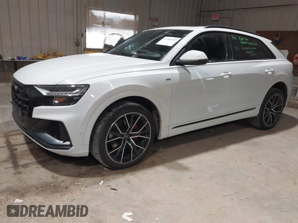 2021 Audi Q8 Premium Plus z VIN WA1EVAF11MD013975, wystawiony jako IAAI lot #41380207 z przebiegiem 77 979 mil mil oraz . Historia ofert i sprzedaży dostępna na DreamBid. Obrazek 20.