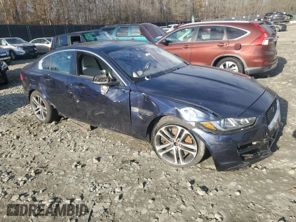 2017 Jaguar XE 35t Premium with VIN SAJAD4BV7HA970153, listed as a Copart auction lot 82177964 with 86,148 mi miles and Salvage Title. Bid and sale history available at DreamBid. Image 4.