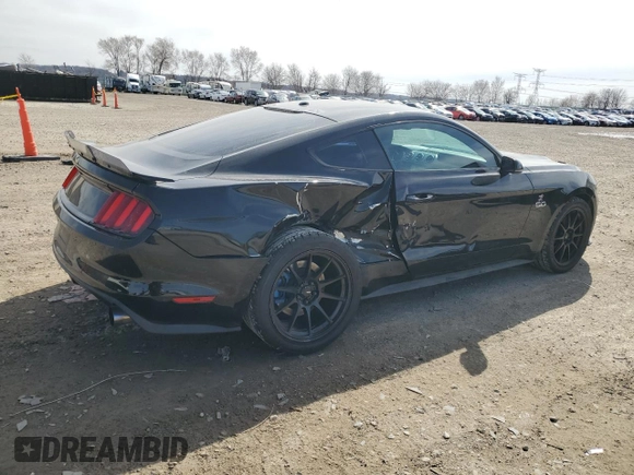 2016 Ford Mustang GT with VIN 1FA6P8CF4G5230986, listed as a Copart auction lot 50210435 with 80,587 mi miles and Salvage Title. Bid and sale history available at carsss.com. Image 3.