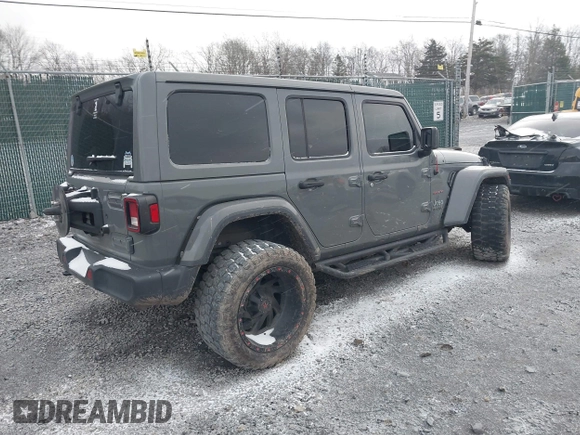 2019 Jeep Wrangler Unlimited Sahara with VIN 1C4HJXEG8KW533339, listed as a IAAI auction lot 40963653 with 69,202 mi miles and . Bid and sale history available at DreamBid. Image 4.