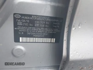 2017 Hyundai Elantra SE with VIN 5NPD84LF6HH018597, listed as a IAAI auction lot 42636028 with 82,397 mi miles and . Bid and sale history available at DreamBid. Image 9.