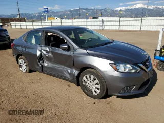 2017 Nissan Sentra SV with VIN 3N1AB7AP4HL723998, listed as a Copart auction lot 56484115 with 39,353 mi miles and Salvage title. Bid and sale history available at DreamBid. Image 4.