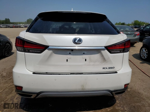 2022 Lexus RX 350 with VIN 2T2JZMDA3NC363826, listed as a Copart auction lot 56695255 with 12,916 mi miles and Salvage title. Bid and sale history available at DreamBid. Image 6.