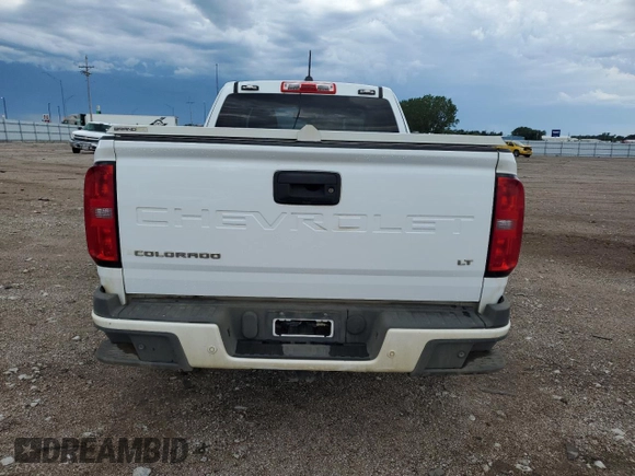 2022 Chevrolet Colorado 4WD LT with VIN 1GCHTCEA4N1304253, listed as a Copart auction lot 61250185 with 50,260 mi miles and Clean title. Bid and sale history available at DreamBid. Image 6.