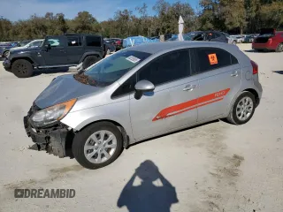 2016 Kia Rio LX with VIN KNADM5A36G6638950, listed as a Copart auction lot 48258865 with 96,382 mi miles and Salvage Title. Bid and sale history available at carsss.com. Image 1.