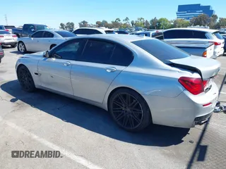 2013 BMW 7 Series 740i with VIN WBAYA6C51DD143836, listed as a IAAI auction lot 39215782 with 176,881 mi miles and . Bid and sale history available at DreamBid. Image 3.