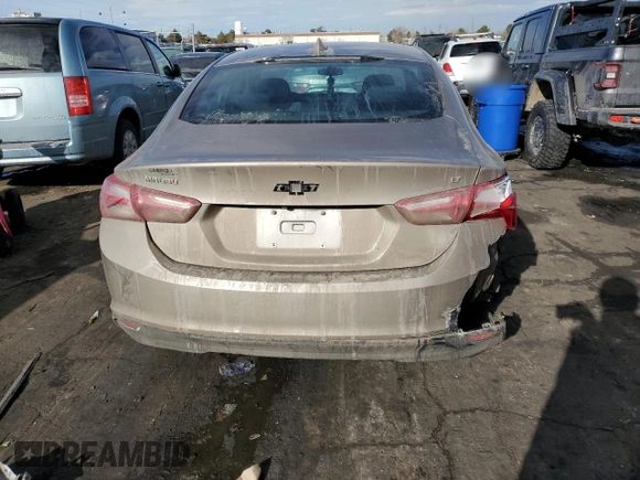 2022 Chevrolet Malibu LT with VIN 1G1ZD5ST0NF170422, listed as a Copart auction lot 42056155 with 33,116 mi miles and Salvage Title. Bid and sale history available at DreamBid. Image 6.