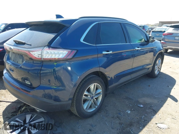 2017 Ford Edge SEL with VIN 2FMPK3J96HBC43860, listed as a IAAI auction lot 41775444 with 95,266 mi miles. Bid and sale history available at carsss.com. Image 4.