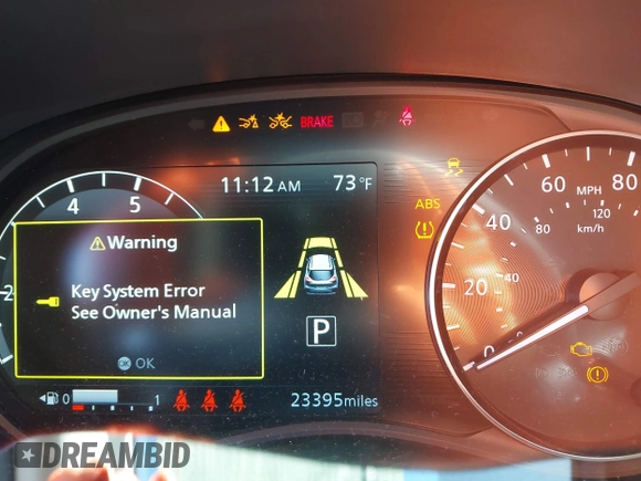 2022 Nissan Kicks SV with VIN 3N1CP5CVXNL496886, listed as a IAAI auction lot 41834899 with 23,395 mi miles and . Bid and sale history available at DreamBid. Image 7.