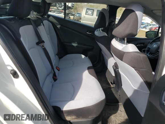 2019 Toyota Prius LE with VIN JTDL9RFUXK3006102, listed as a Copart auction lot 46575335 with 136,442 mi miles and Salvage Title. Bid and sale history available at DreamBid. Image 10.