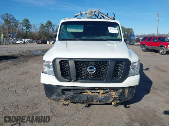 2021 Nissan NV SV with VIN 1N6AF0KY7MN804565, listed as a IAAI auction lot 41463307 with 107,688 mi miles. Bid and sale history available at carsss.com. Image 12.