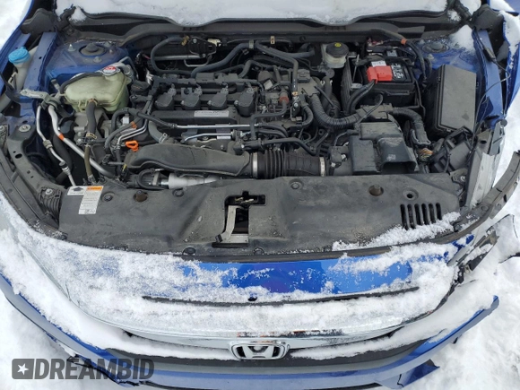 2017 Honda Civic Sedan EX-T with VIN 19XFC1F37HE201311, listed as a Copart auction lot 45459485 with 27,517 mi miles and Salvage Title. Bid and sale history available at carsss.com. Image 12.