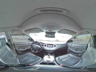 2012 Hyundai Genesis 5.0L with VIN KMHGC4DH3CU185361, listed as a Copart auction lot 85022214 with 198,807 mi miles and Salvage Title. Bid and sale history available at carsss.com. Image 15.