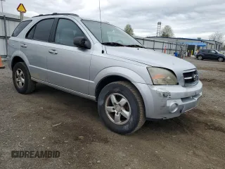 2006 Kia Sorento LX with VIN KNDJD733265522597, listed as a Copart auction lot 53667805 with 97,823 mi miles and Salvage Title. Bid and sale history available at DreamBid. Image 4.